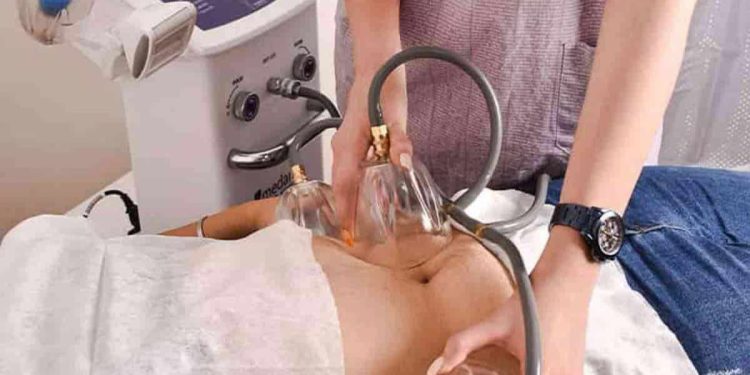 لاغری موضعی شکم و پهلو با دستگاه