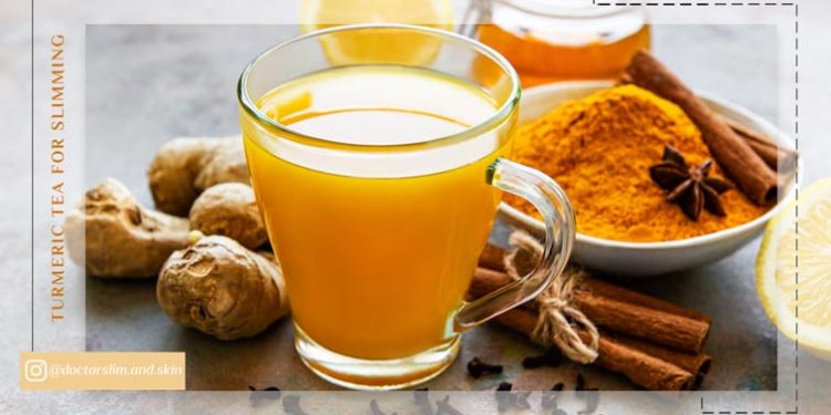 طرز تهیه چای زردچوبه برای لاغری شکم و پهلو