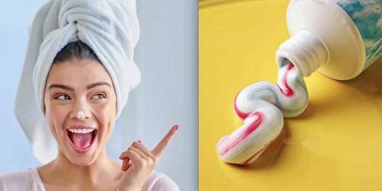 از بین بردن جوش سر سیاه بینی با خمیردندان