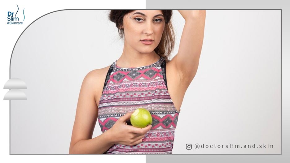 رفع بوی بد زیر بغل با سرکه سیب