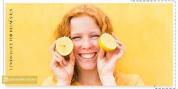 آب لیمو ترش برای لک صورت