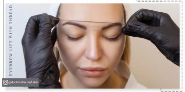 لیفت ابرو با نخ