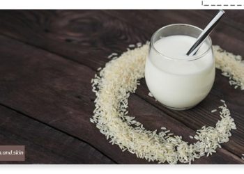 آب برنج برای لک صورت