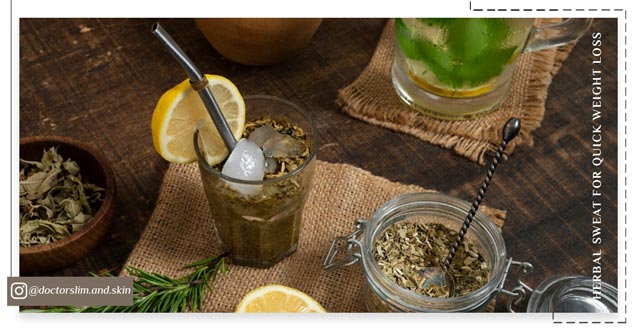 عرق گیاهی برای لاغری سریع