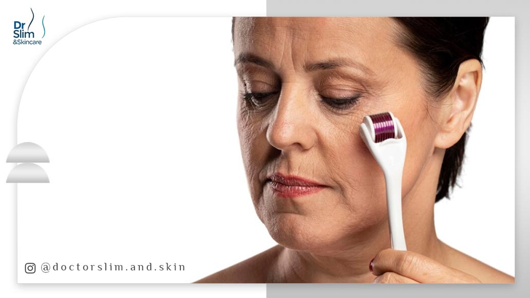 درمارولر از بین برنده لک و جای زخم و جوش صورت