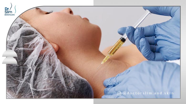 از بین بردن غبغب با مزوتراپی