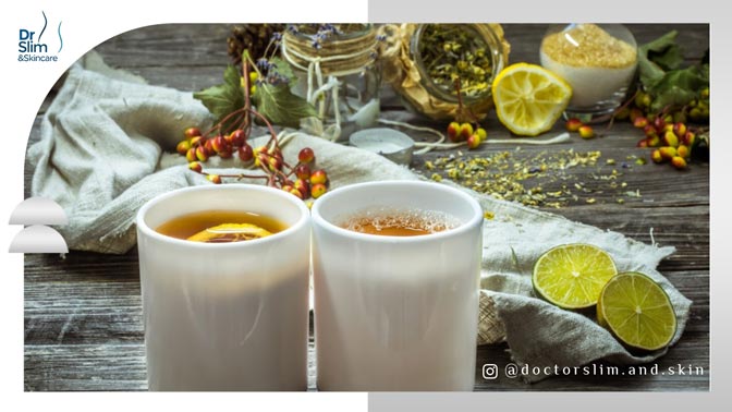 دمنوش برای لاغری شکم و پهلو