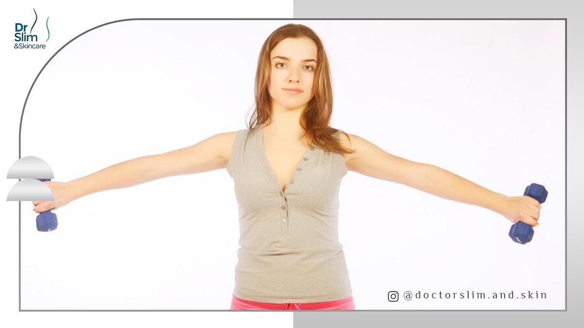 ورزش برای لاغری بازو و زیر بغل