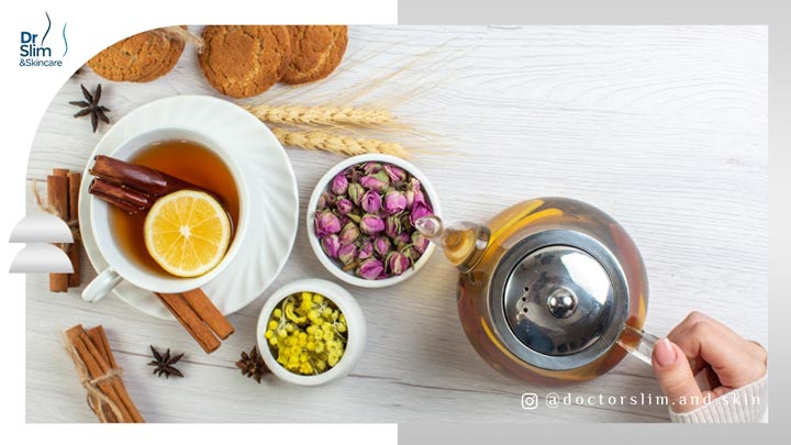 دمنوش برای لاغری شکم و پهلو