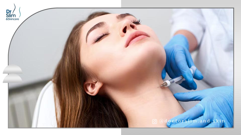 از بین بردن غبغب با مزوتراپی