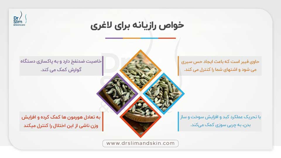 طریقه مصرف رازیانه برای لاغری