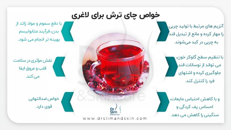 خواص چای ترش برای لاغری