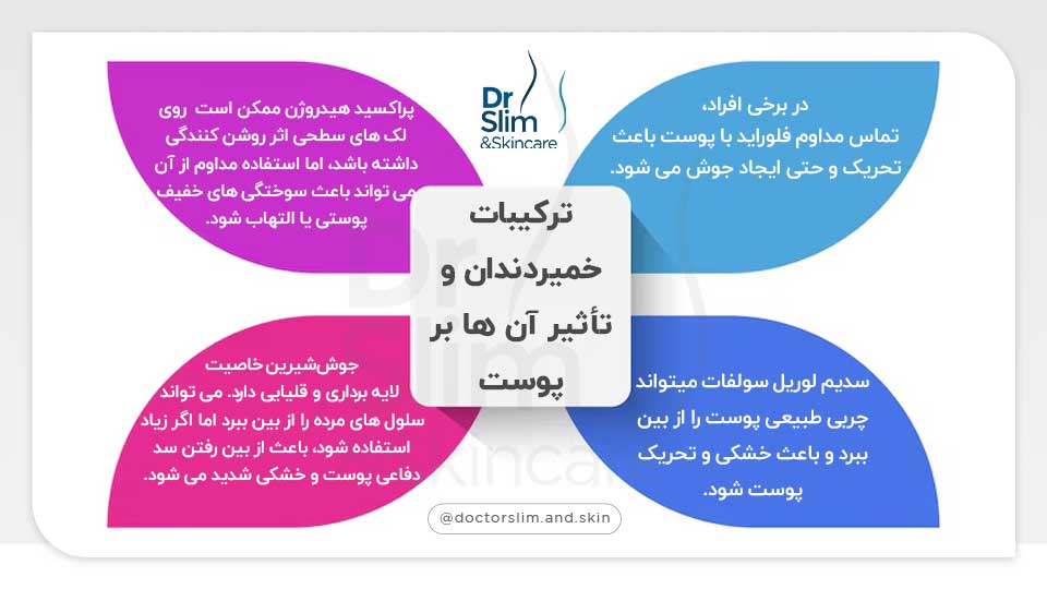 از بین بردن لک صورت با خمیردندان