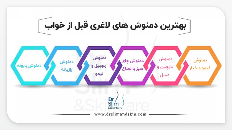 بهترین دمنوش لاغری قبل خواب