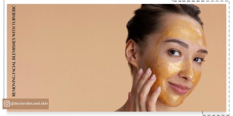 از بین بردن لک صورت با زردچوبه