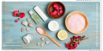 خواص گلاب و جوش شیرین برای لک صورت