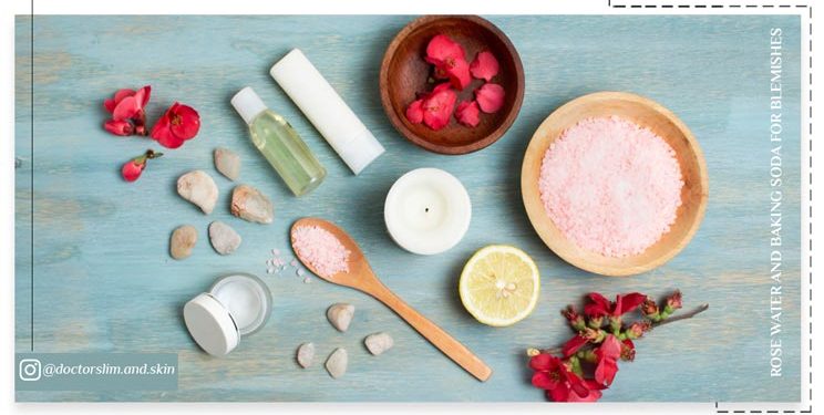 خواص گلاب و جوش شیرین برای لک صورت