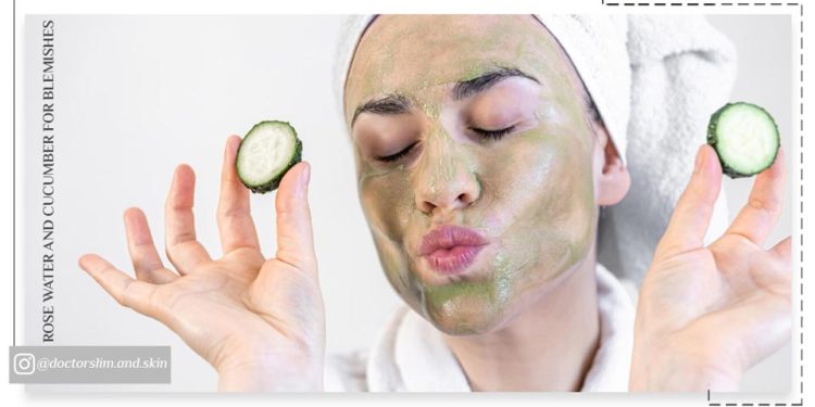 خواص گلاب و خیار برای لک صورت