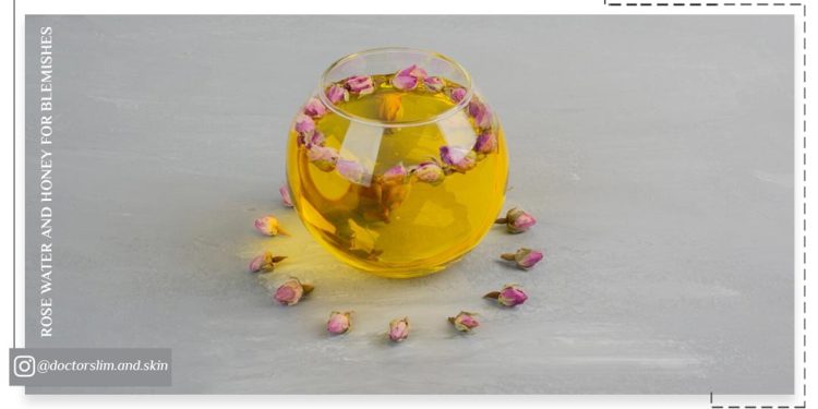 خواص گلاب و عسل برای لک صورت