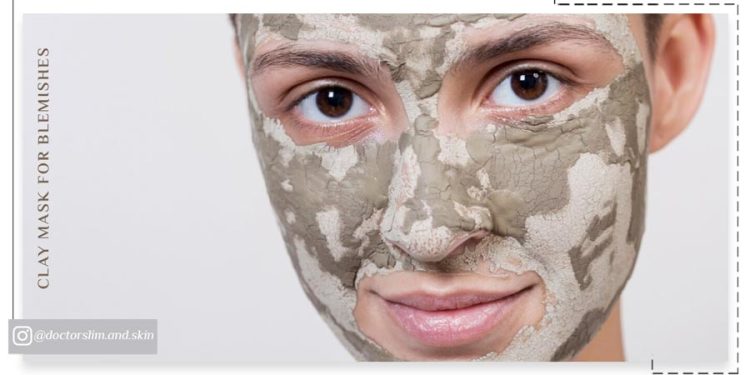 ماسک خاک رس برای لک صورت