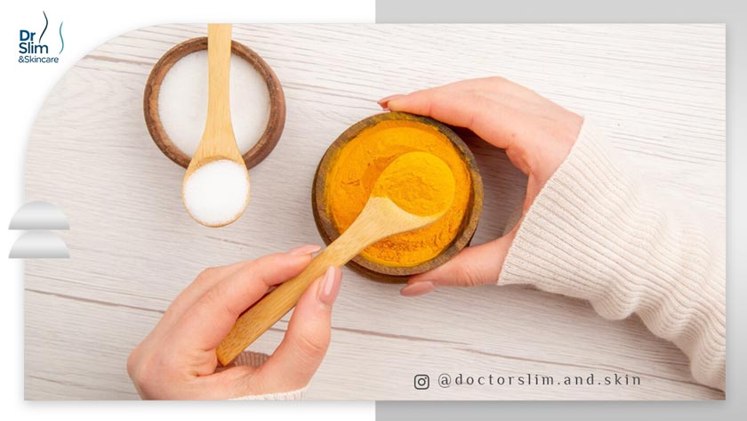 از بین بردن لک صورت با زردچوبه