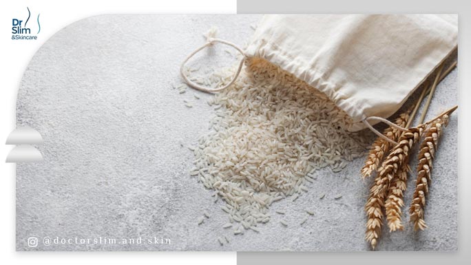 ماسک برنج برای لک صورت