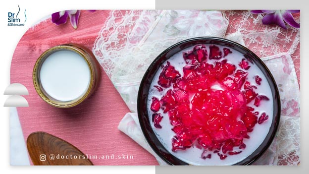 خواص گلاب و ماست برای لک صورت