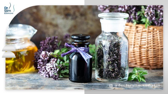 روغن بنفشه برای لک صورت