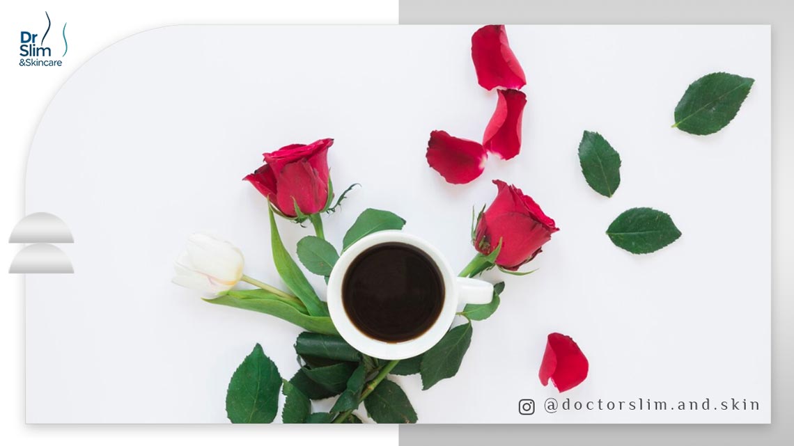 خواص گلاب و قهوه برای لک صورت