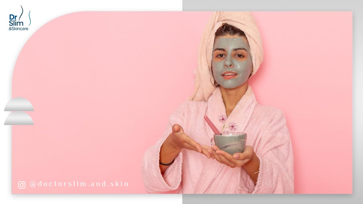 ماسک خاک رس برای لک صورت