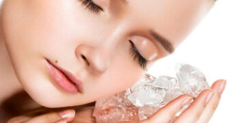 بوتاکس صورت با یخ