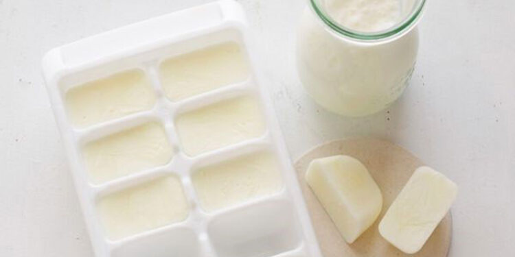 بوتاکس صورت با یخ شیر