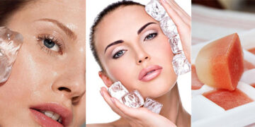 بوتاکس صورت با یخ زردچوبه