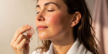 بوتاکس صورت با یخ آناناس