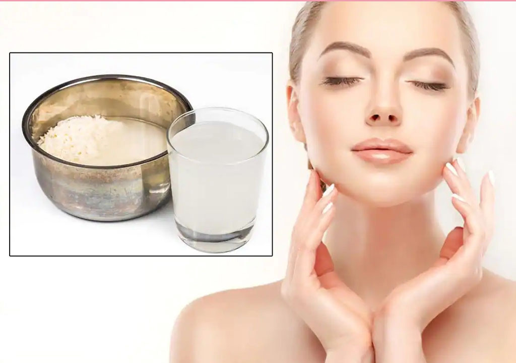 بوتاکس صورت با آرد برنج و گلاب