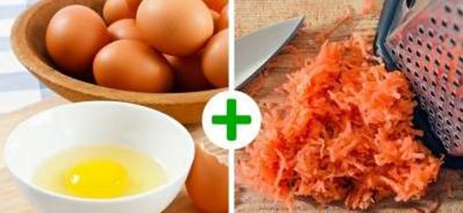 بوتاکس خانگی با هویج و سفیده تخم‌مرغ