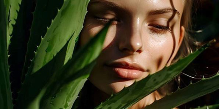 بوتاکس خانگی با چای سبز و آلوئه ورا