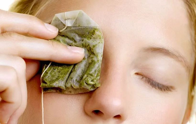 چای سبز جایگزین بوتاکس دور چشم
