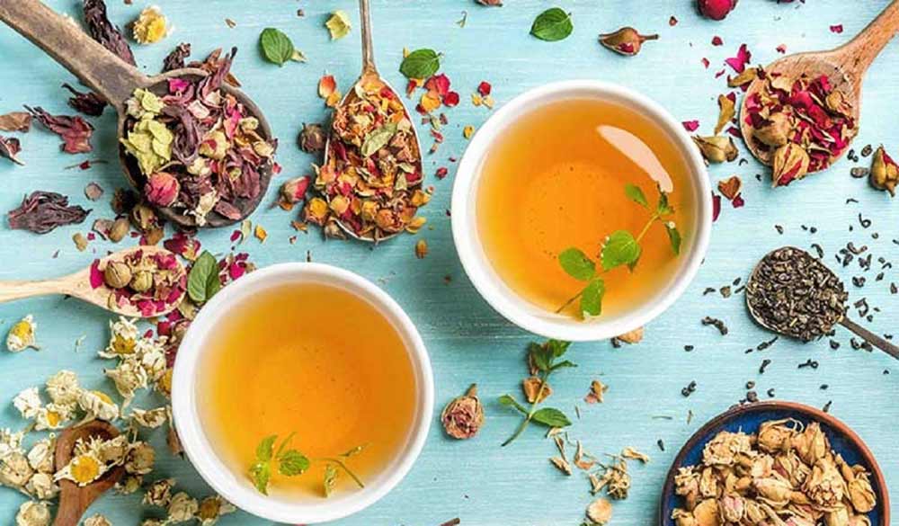 دمنوش برای لاغری صورت