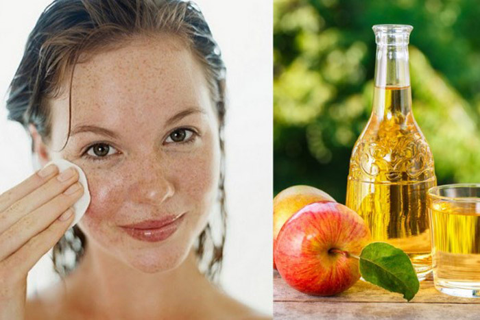 سرکه سیب و یوگای صورت برای لاغری