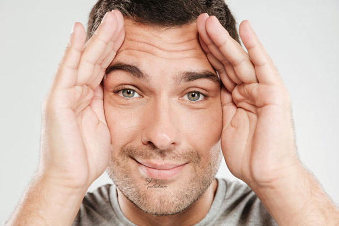 بوتاکس خانگی پیشانی پودر کاکائو و روغن زیتون