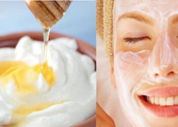 جوانسازی و لیفت صورت با ماست و عسل