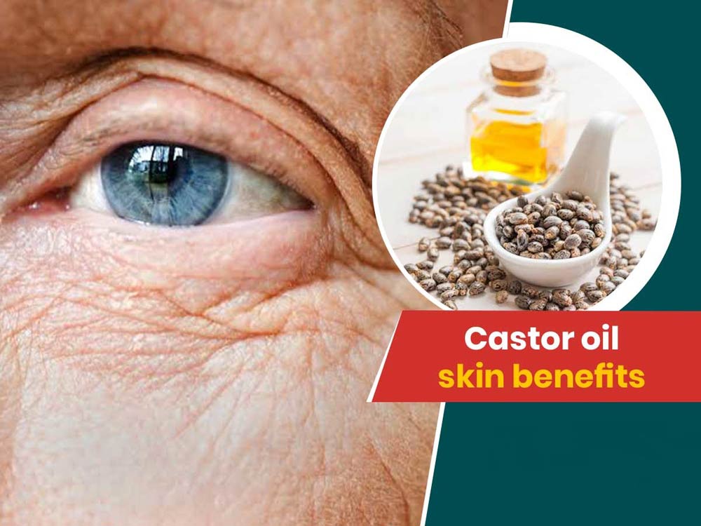 روغن کرچک برای چروک دور چشم