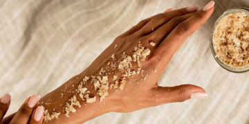 اسکراب بدن خانگی