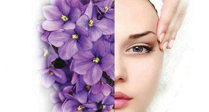معجزه چای بنفشه وحشی برای سفتی پوست صورت